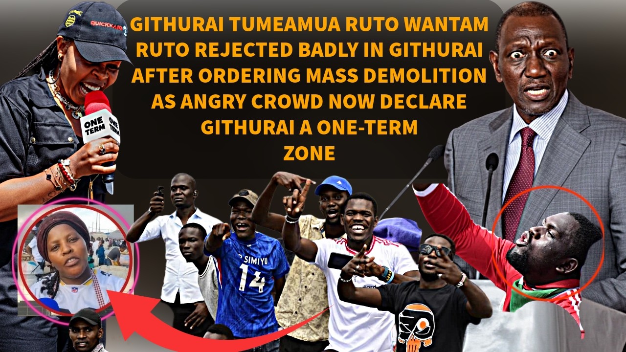 🔥DRAMA AS GITHURAI REJECTS RUTO HOURS AFTER THOUSANDS OF STALLS WERE DEMOLISHED! RUTO REGRETS MOVE