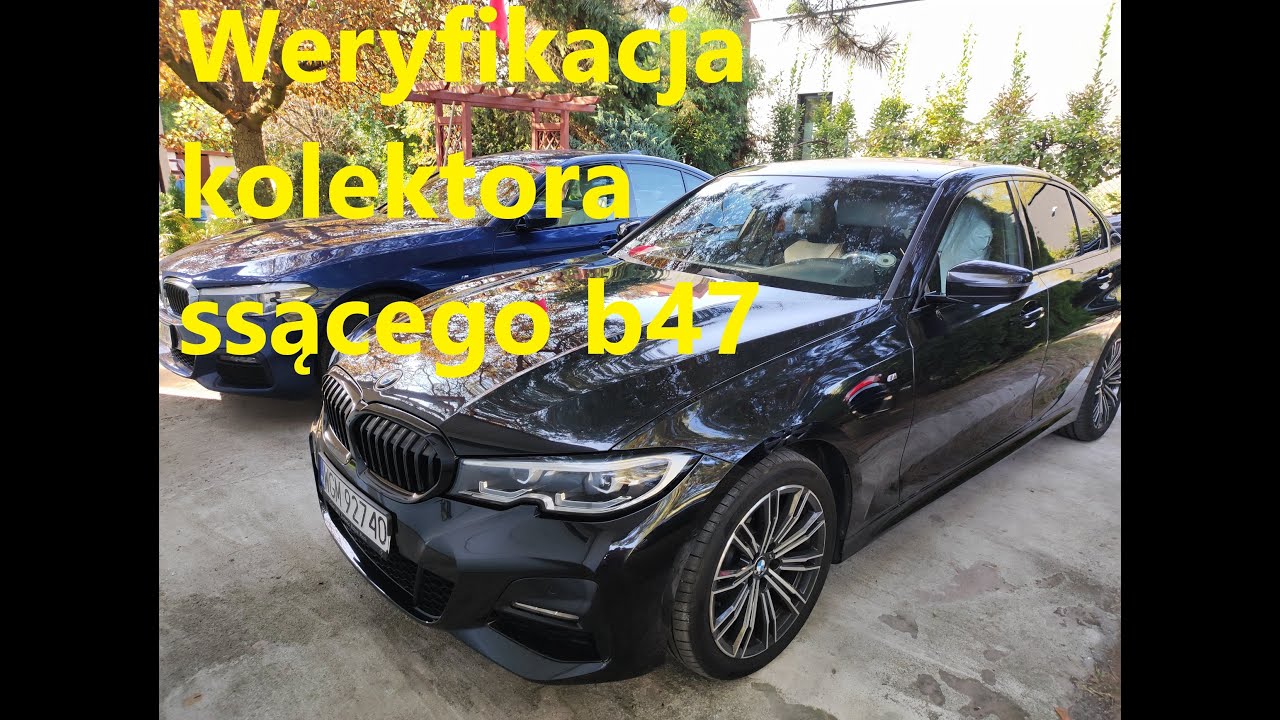 Bmw G20 B47 Weryfikacja kolektora ssącego