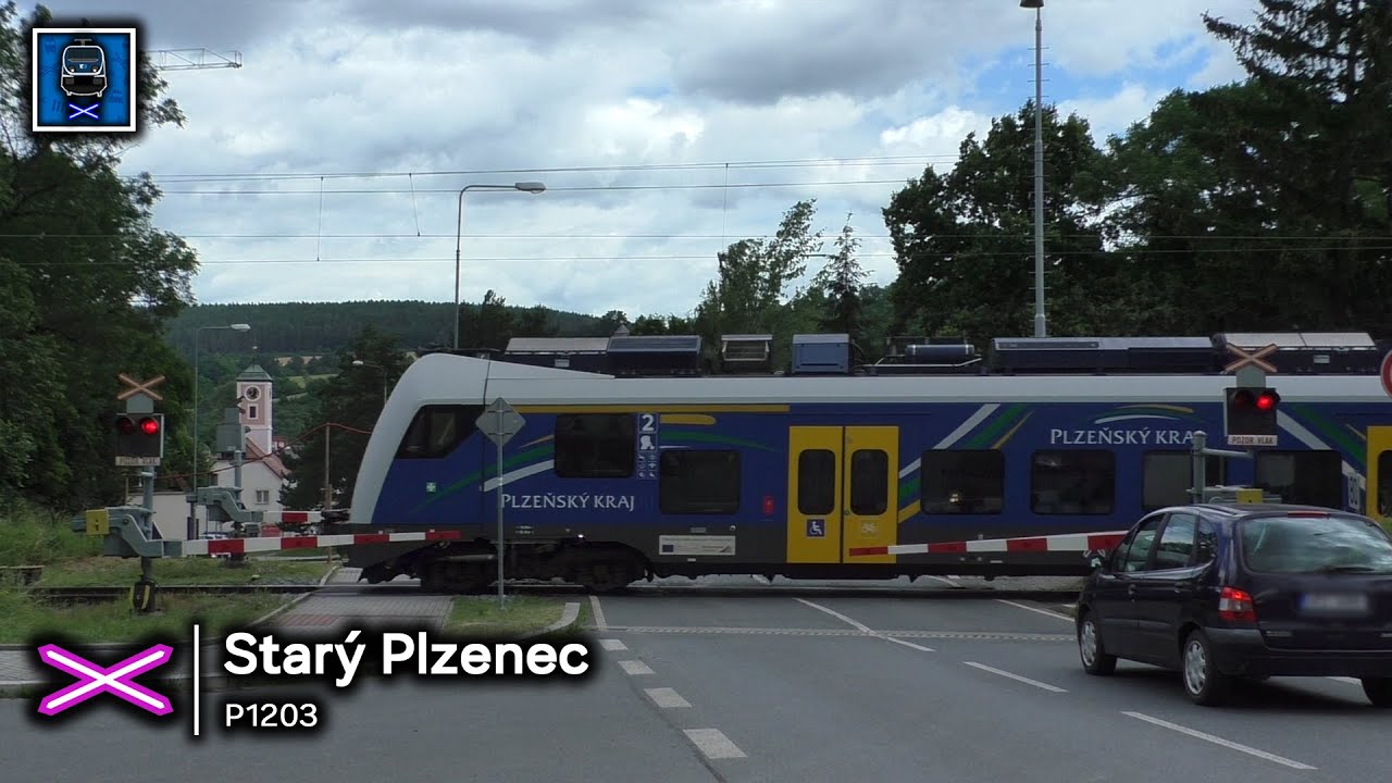 Železniční přejezd ▪ Starý Plzenec #1 || 5.7.2024