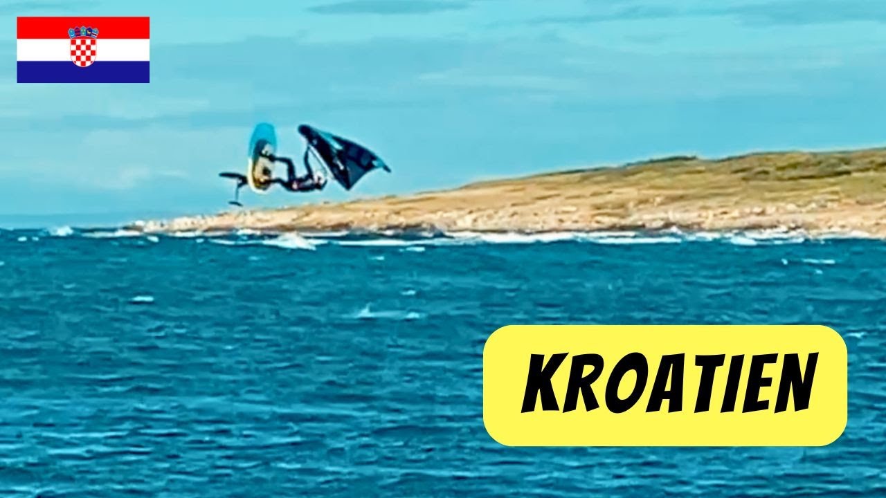 Wingfoilen in Kroatien? 🇭🇷 (Liznjan, Istrien)