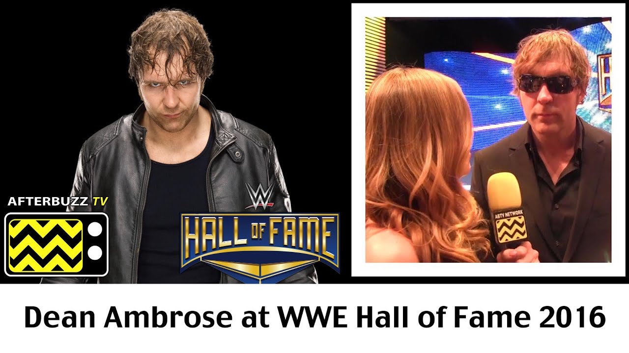 Dean Ambrose Hall of Fame 2016 Interview | AfterBuzz TV