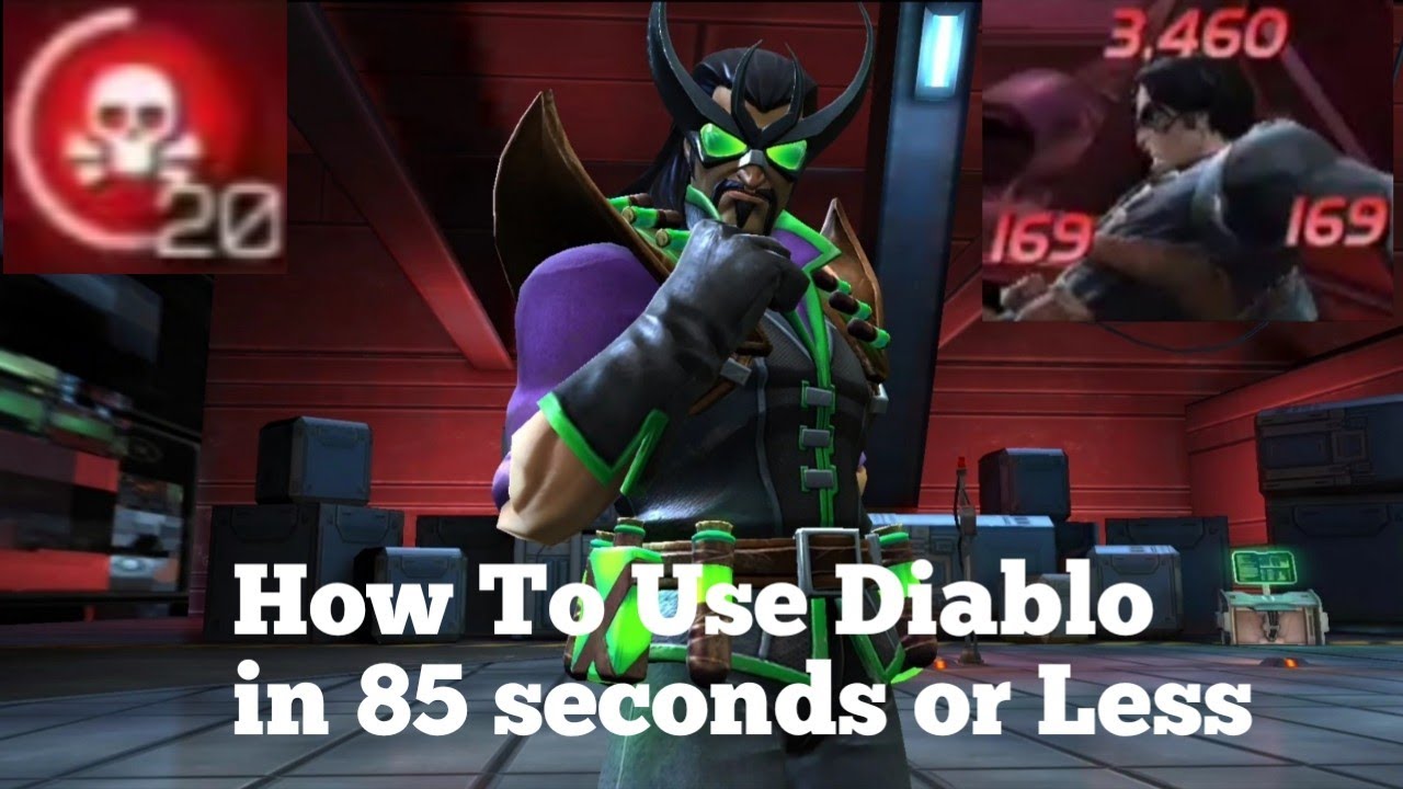 How To Use Diablo in 85 seconds or Less #mcoc #kabam #diablomcoc