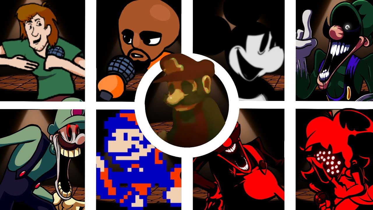 Powerdown But Everyone Sings It (Friday Night Funkin' Mario Madness V2 Collab 