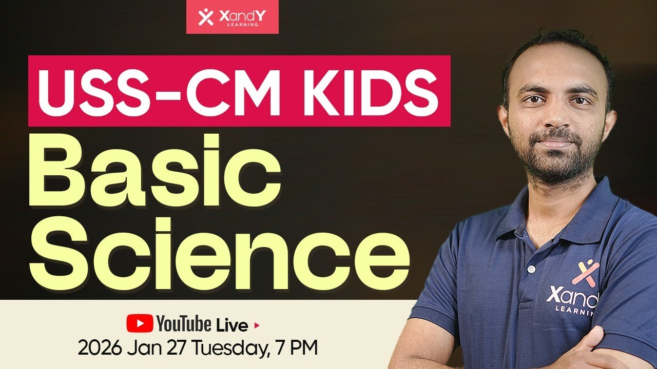 USS CM KIDS | BASIC SCIENCE  | VERY IMPORTANT QUESTIONS | XandY USS