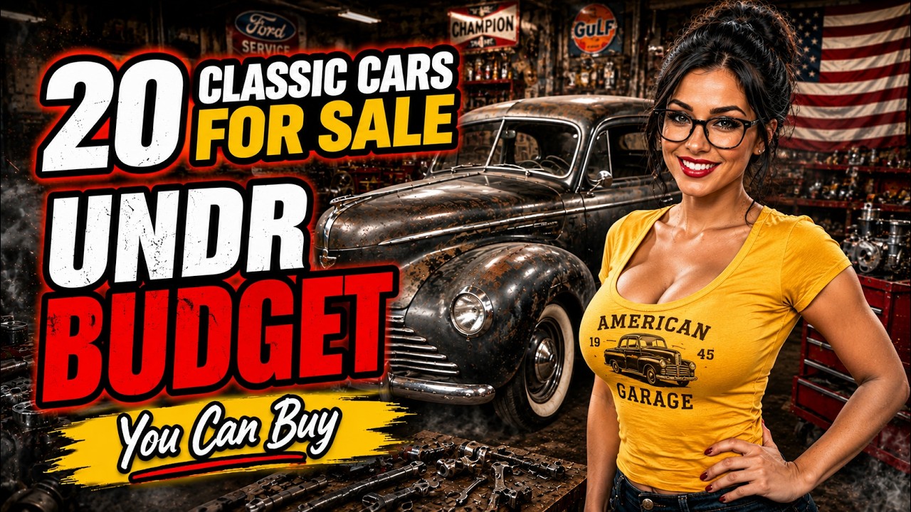 THE CLASSIC CAR MARKET IS IN TROUBLE. Look at these sale results || 20 Classic Cars For Sale