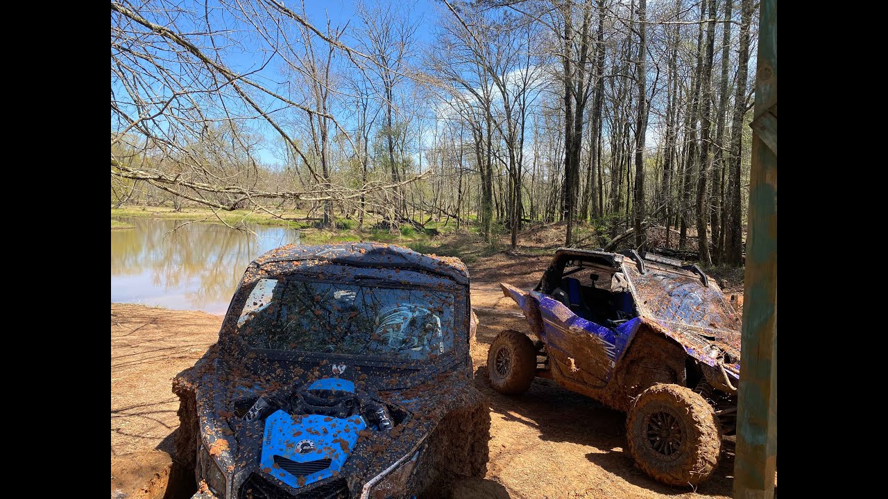 Durhamtown 3-25-2023 - Can AM X3 Vs. Yamaha YXZ - Tracks & Drag Race