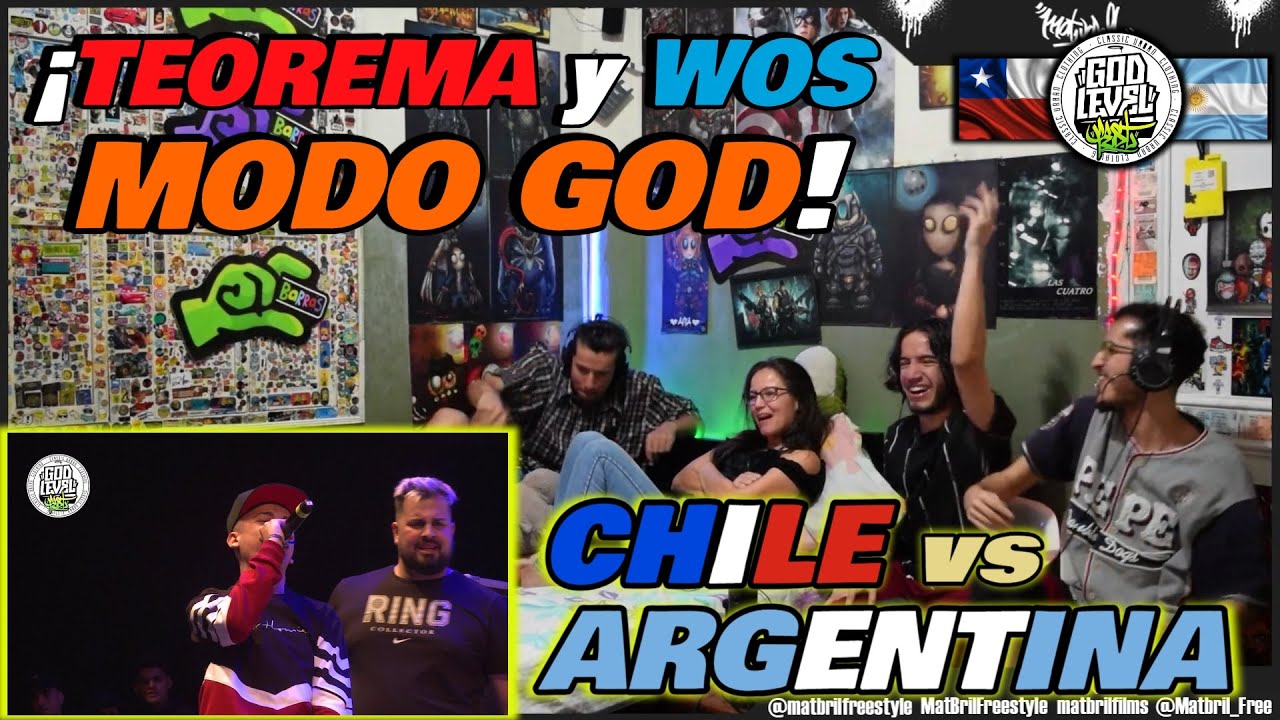 🔴COLOMBIANOS REACCIONAN a ARGENTINA vs CHILE - ¡TEOREMA y WOS MODO GOD! [GOD LEVEL PAISES 2019]