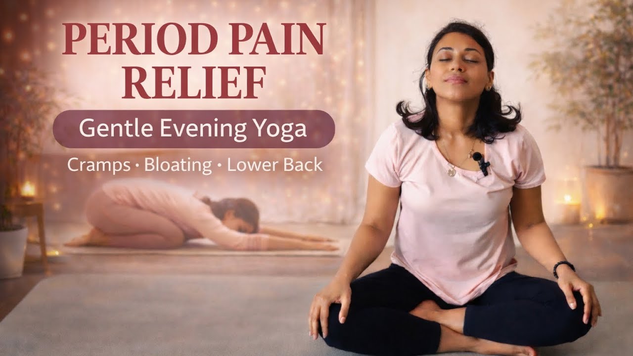 Don’t Let PMS Slow You Down 🌙 | 20 Min Yoga for Period Pain Relief