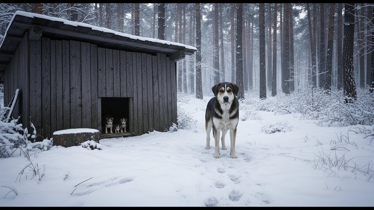 Dog Entered a Blizzard Carrying a Frozen Puppy — What the Officer Did Stunned Everyone