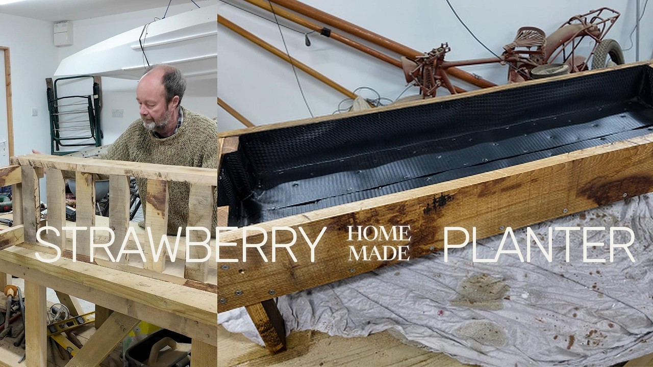 Strawberry Planters That Last for Decades | DIY Reclaimed Oak