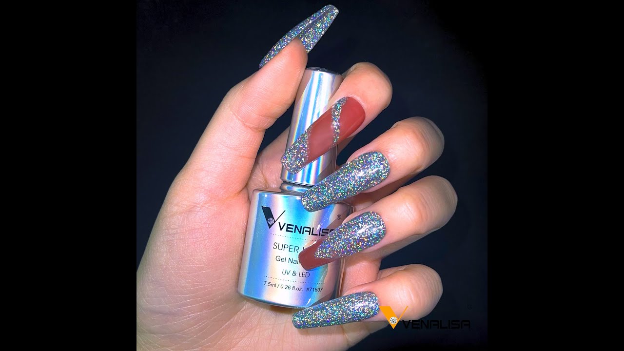 Venalisa Super Laser Holographic Gel Polish Shiny And Highly Pigmented