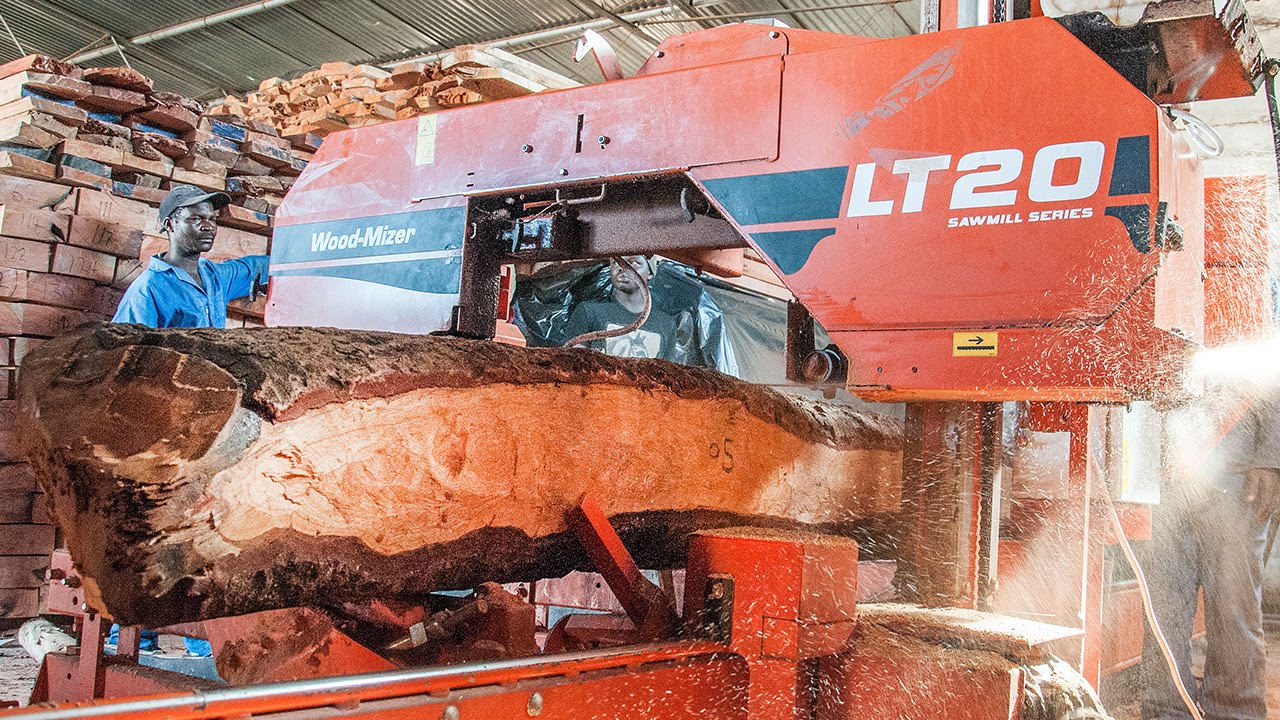 LT20 Sawmilling Rosewood in Africa - Wood-Mizer Africa