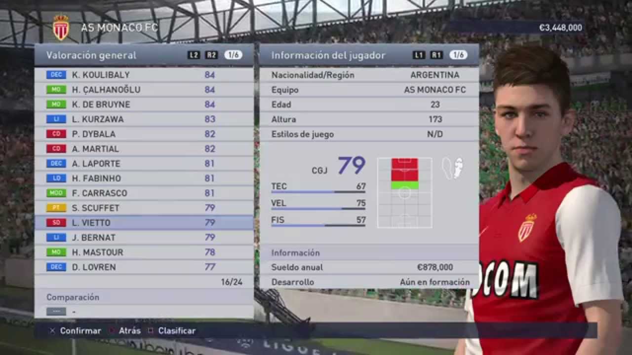 PES 2015 | JUGADORES JOVENES PARA FICHAR | LIGA MASTER #2