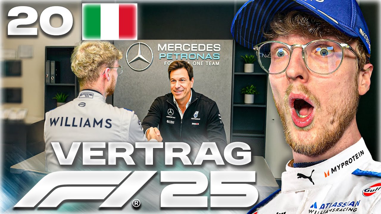 Der VERTRAG mit MERCEDES ist DA!  MONZA GP - 110er WILLIAMS KARRIERE mit geilen FIGHTS | CutterLukas
