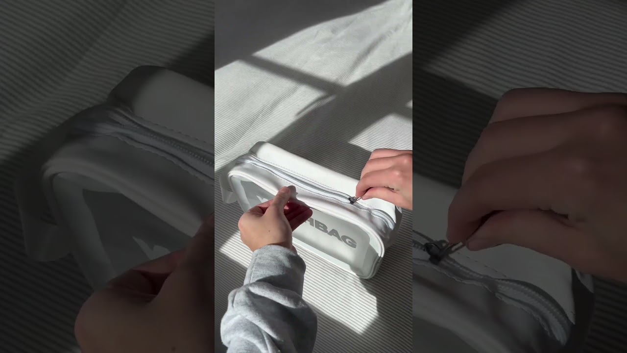 The perfect wash bags #makeup #asmr #satisfying #aesthetic #travel #unboxing #relaxing #thatgirl