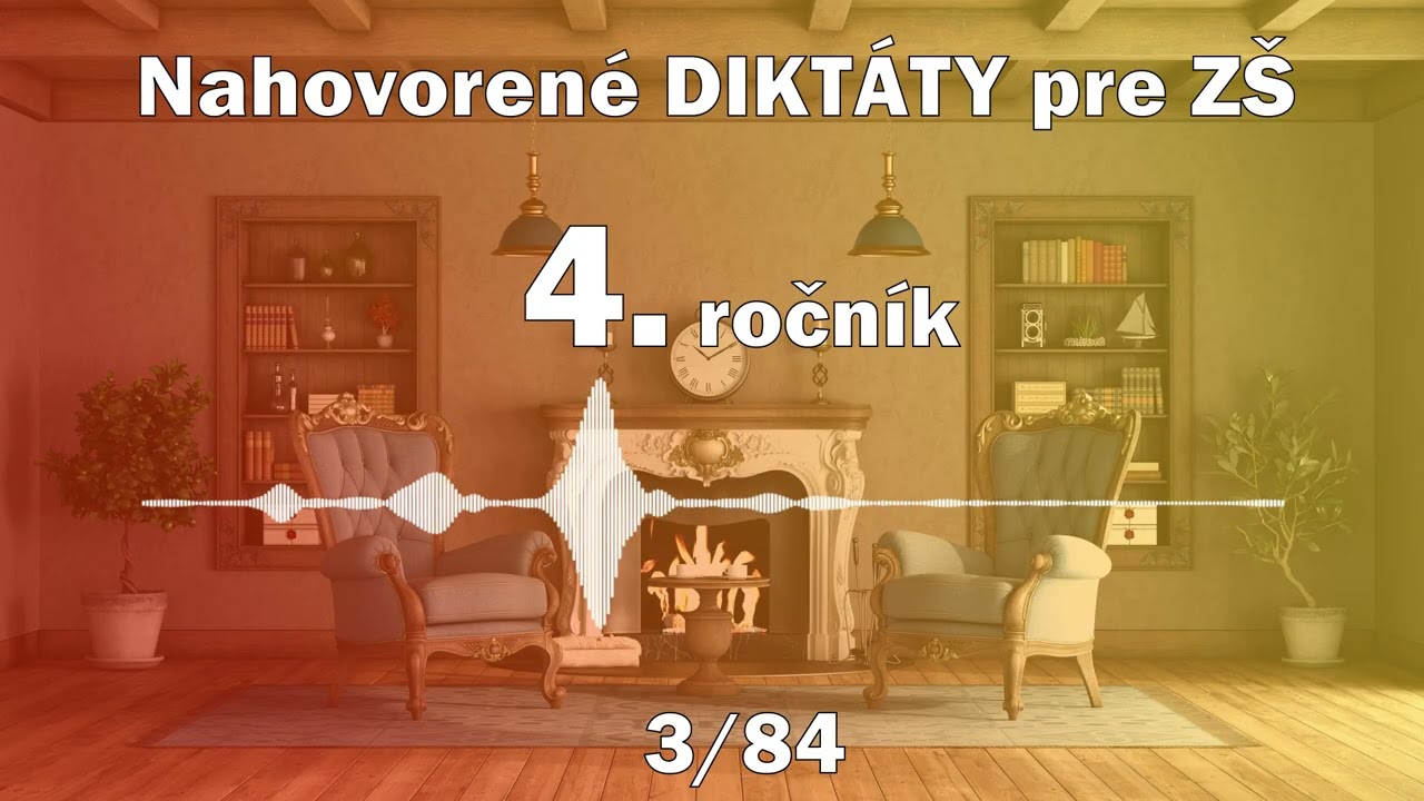 Diktát č. 3 - vybrané slová po B (pre 4. ročník ZŠ)