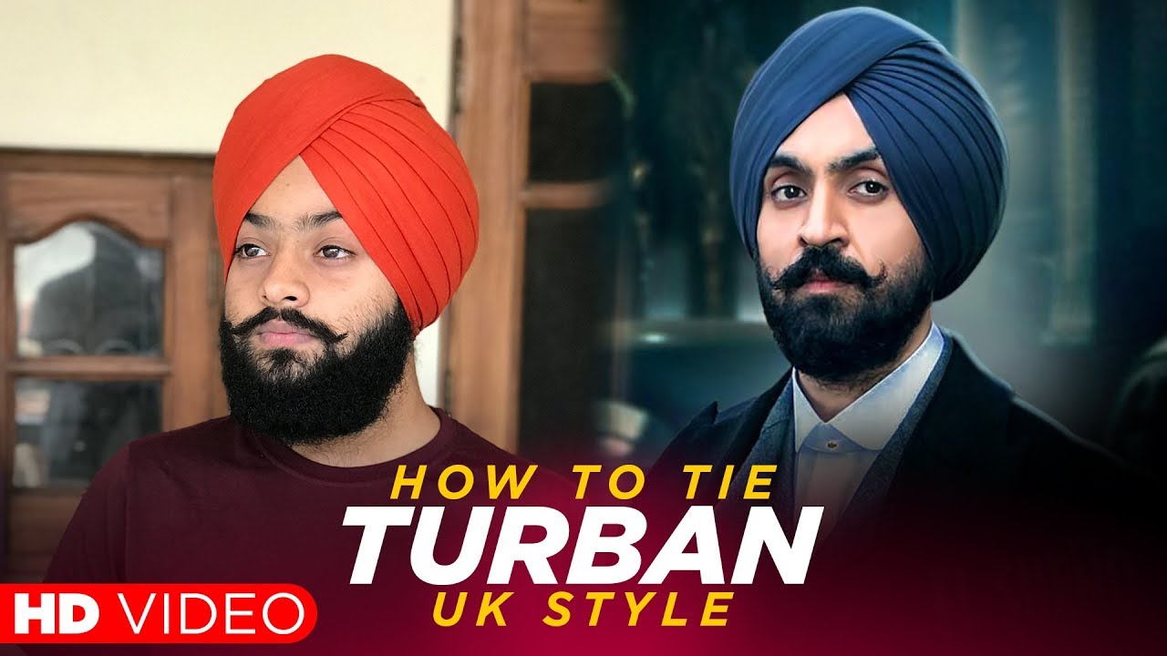 Uk Style Turban | Diljit Dosanjh El Sueno Turban | HD Video