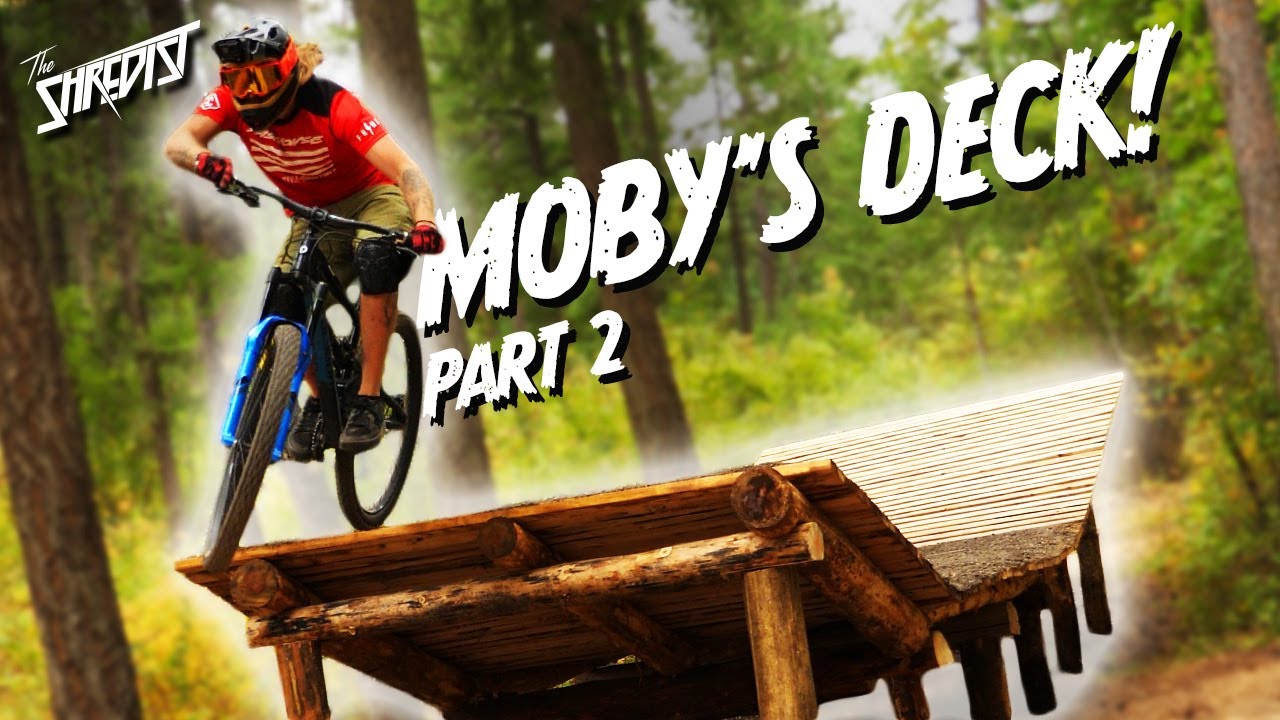 Building and Riding a BIKE PARK sized Whale Tail for MTB! // Moby's Deck Build - Part 2