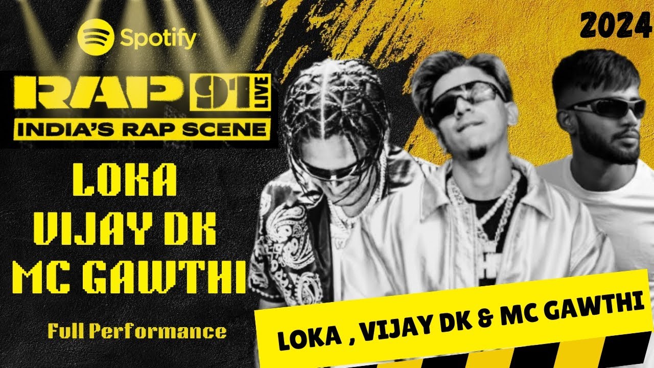 Vijay Dk , Loka & Mc Gawthi Rap 91 Full Performance | Mumbai  | #rap91 #loka #vijaydk #mcgawthi #rap