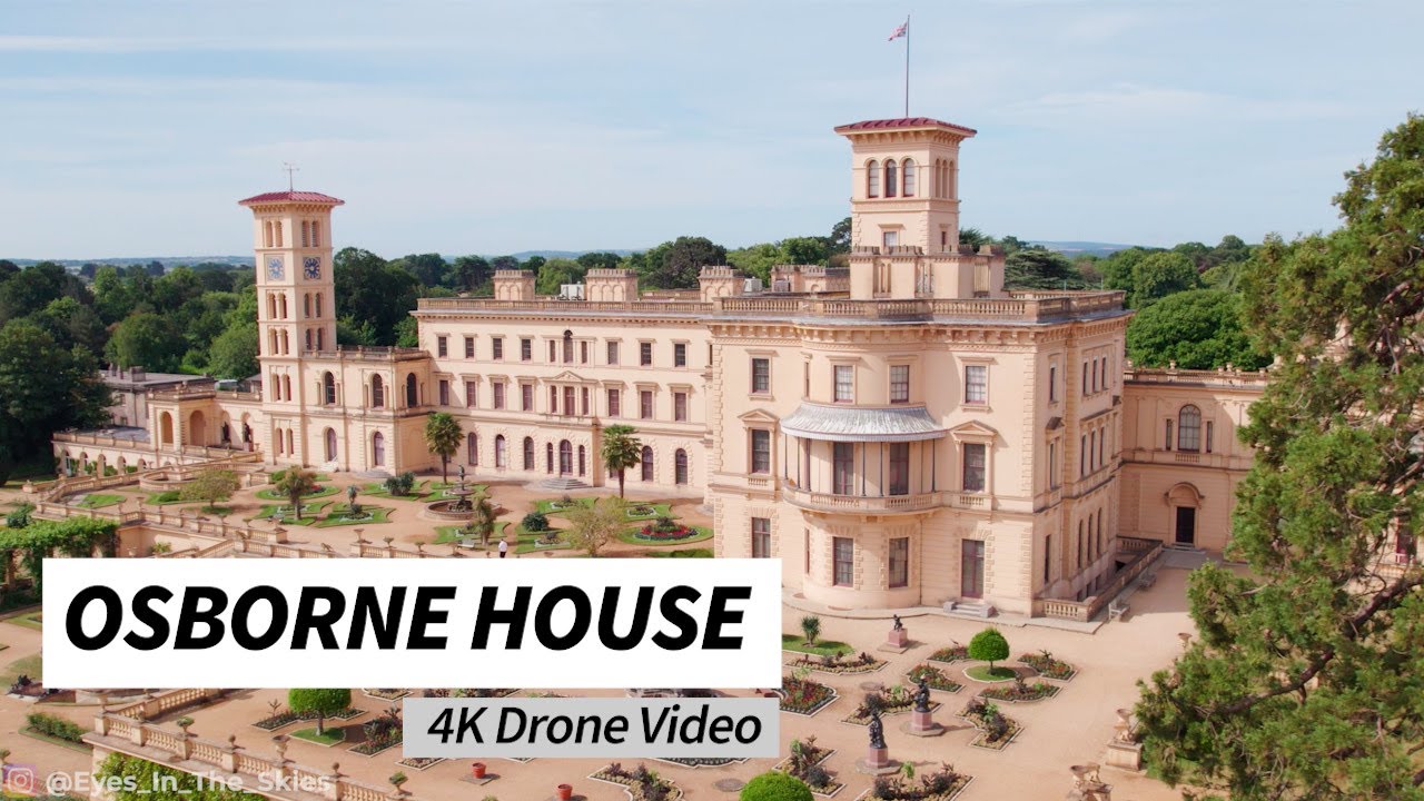 Osborne House 4K Drone Video - East Cowes, Isle of Wight