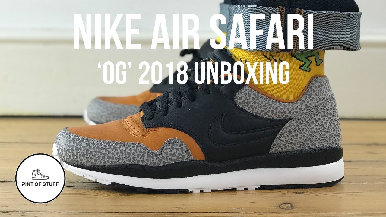 Nike Air Safari 'OG' 2018 Colorway Sneaker Unboxing with Mr B