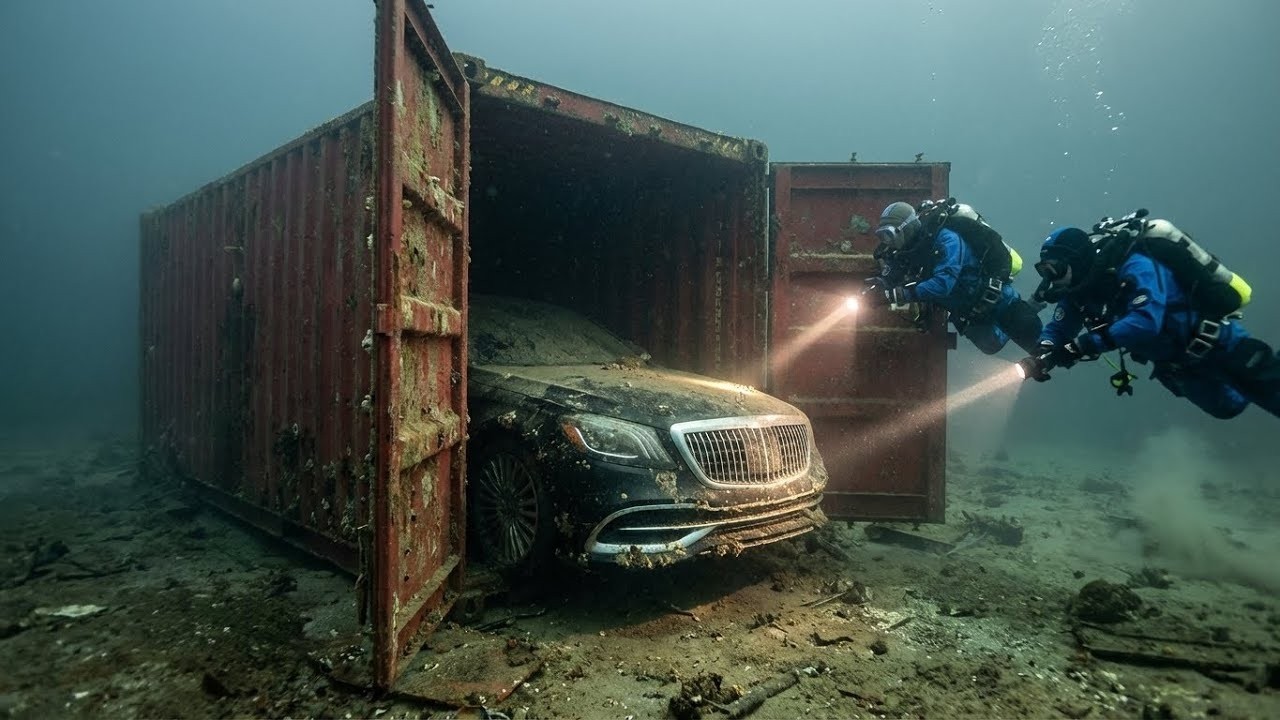Lifting a Lost Mercedes Maybach S650 from the Ocean Floor (Deep Sea Salvage)