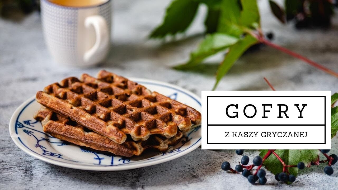 Gofry z kaszy gryczanej - bez jajek, cukru i mąki - najzdrowsze gofry świata!!!