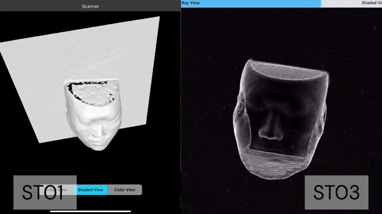 Comparative scanning with the original Structure Sensor and the new Structure Sensor 3