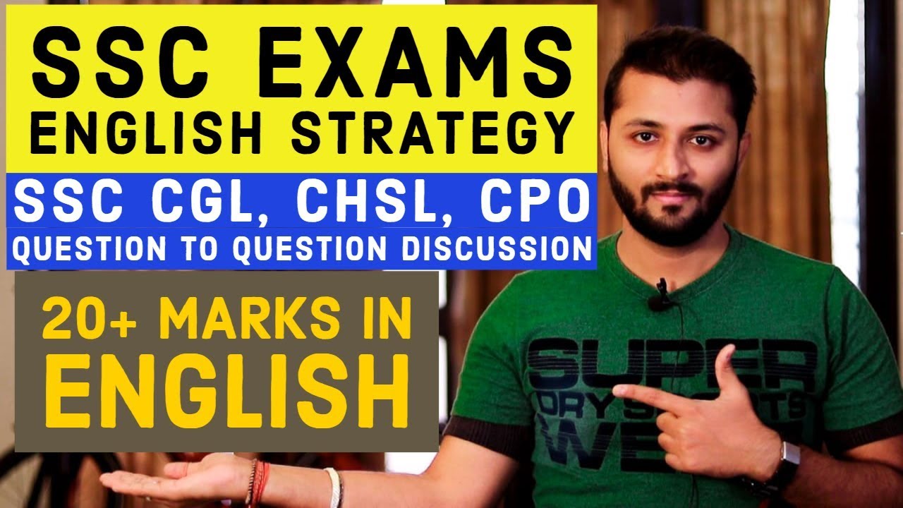 How to Prepare SSC English for CGL / CHSL, | Score 20+ In English