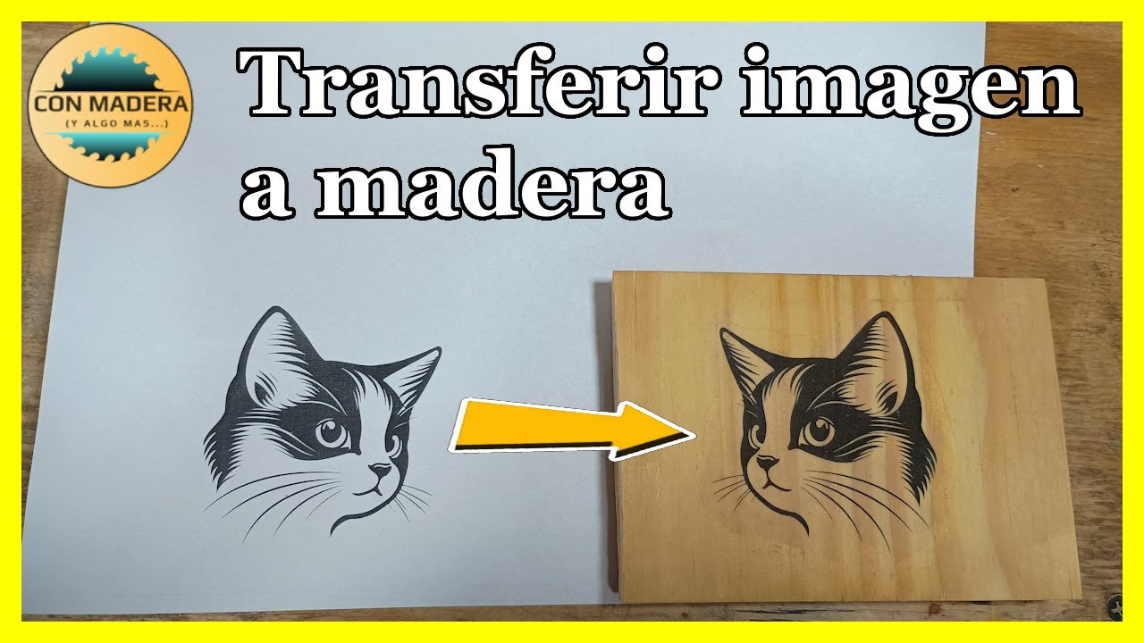 Como transferir una imagen a madera. Resultado espectacular!!