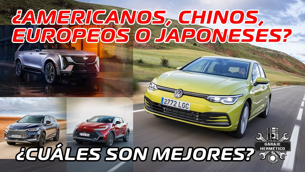 Coches americanos, chinos, europeos o japoneses… ¿Cuáles son MEJORES?