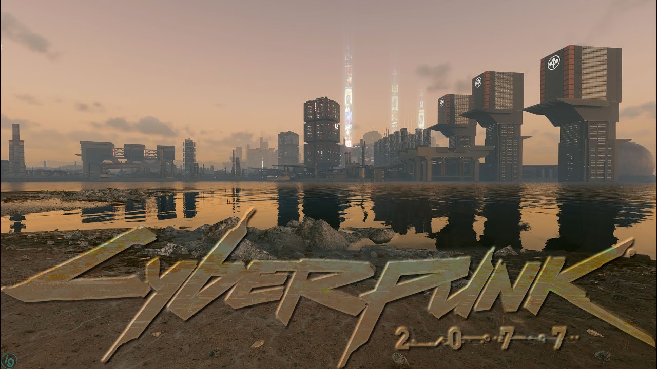 Sea view Ambiance | 101 North | Badlands | Night City | Cyberpunk 2077 | Radio: 101.9 The Dirge