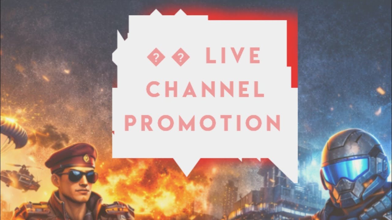 Live channel promotion 🔥.