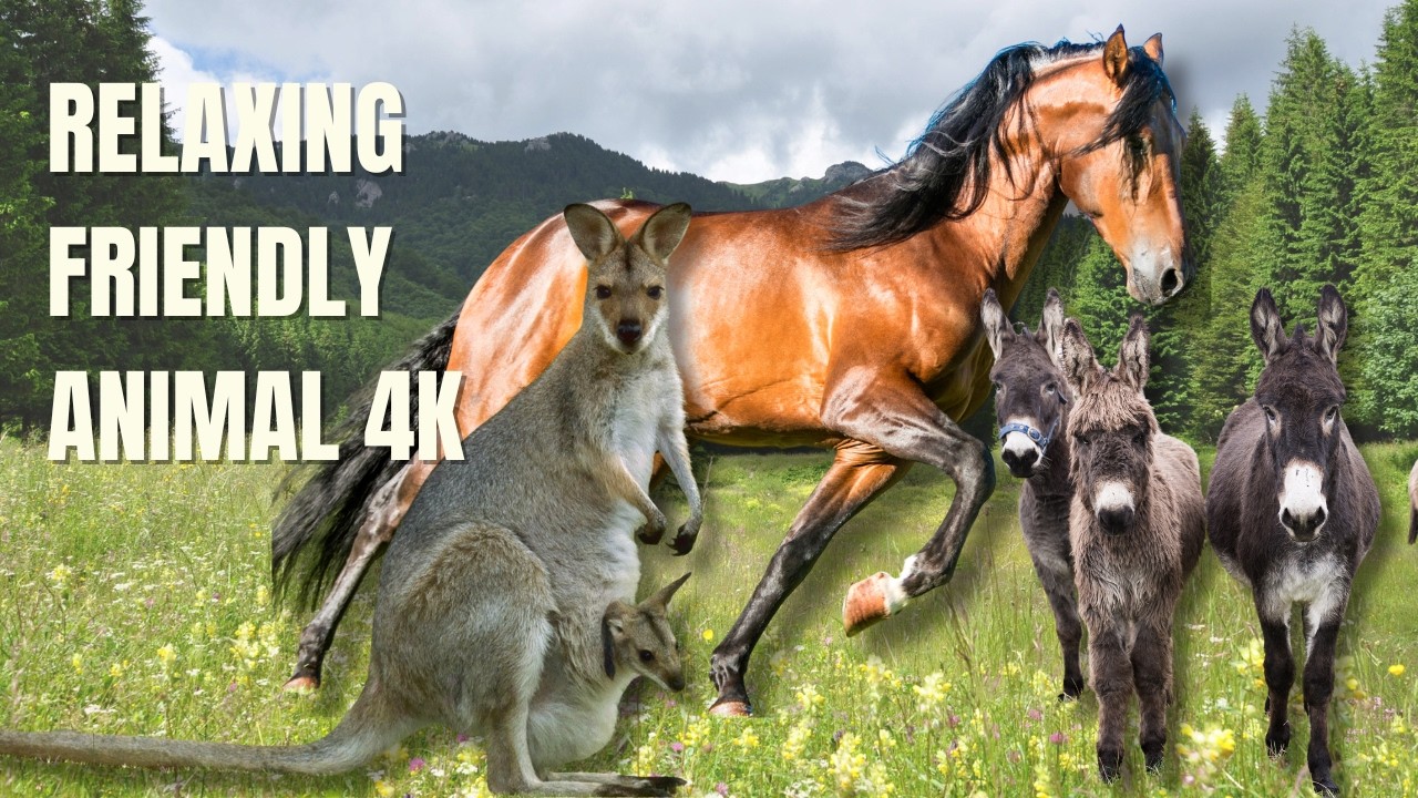 Relaxing Friendly Animal Sounds | Calm Nature Wildlife Ambience