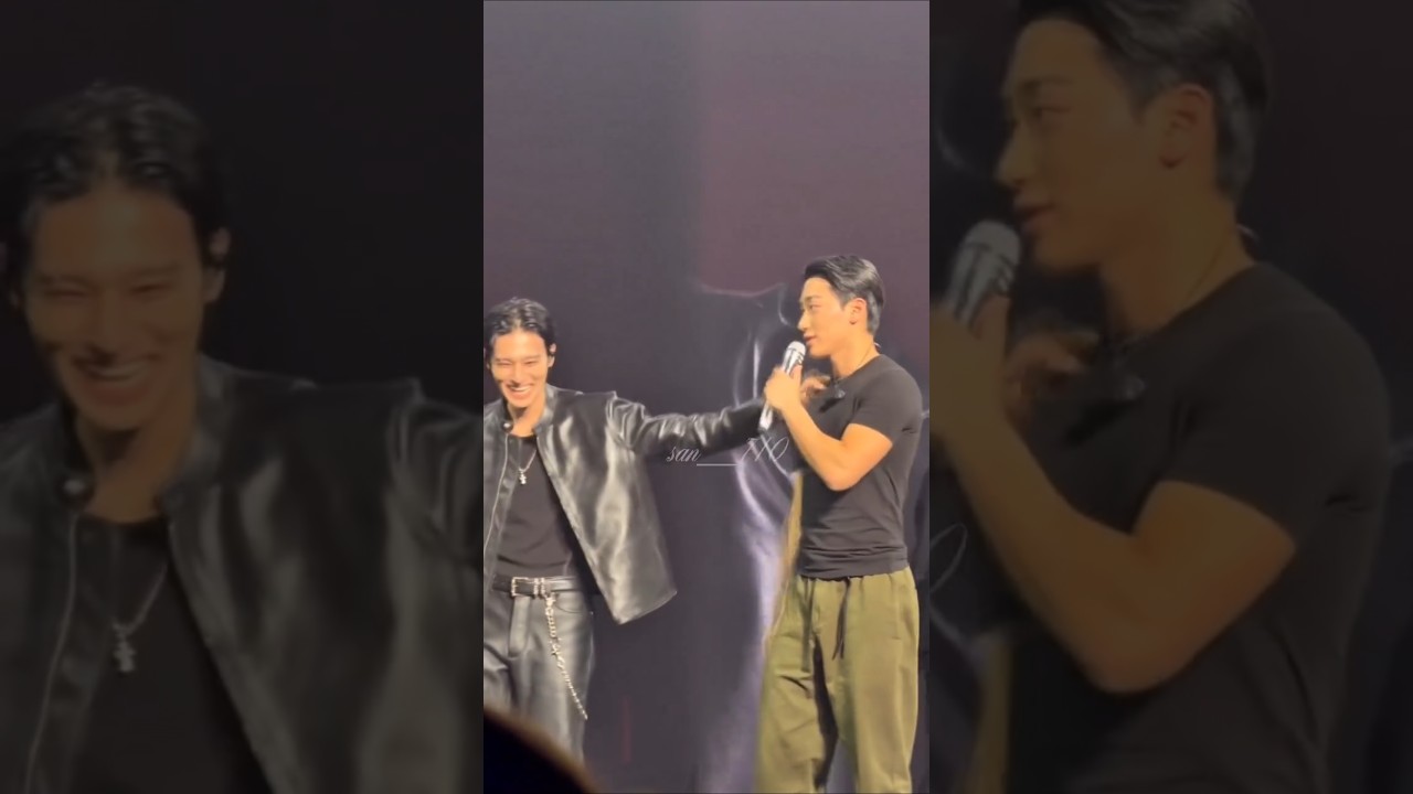 Woosan and Woosang at Kobe soundcheck ✨(22/11/2025)