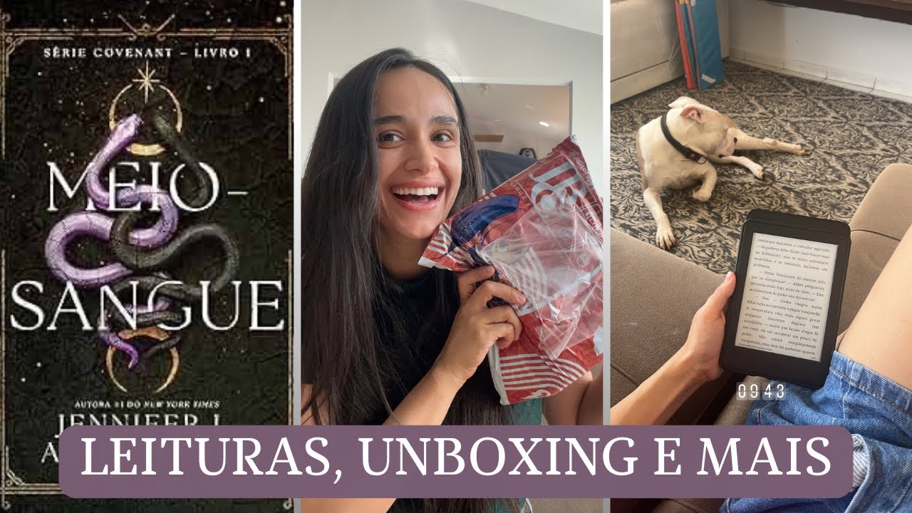 LENDO “COVENANT” + MUDANÇA + UNBOXING E EBOOKS 