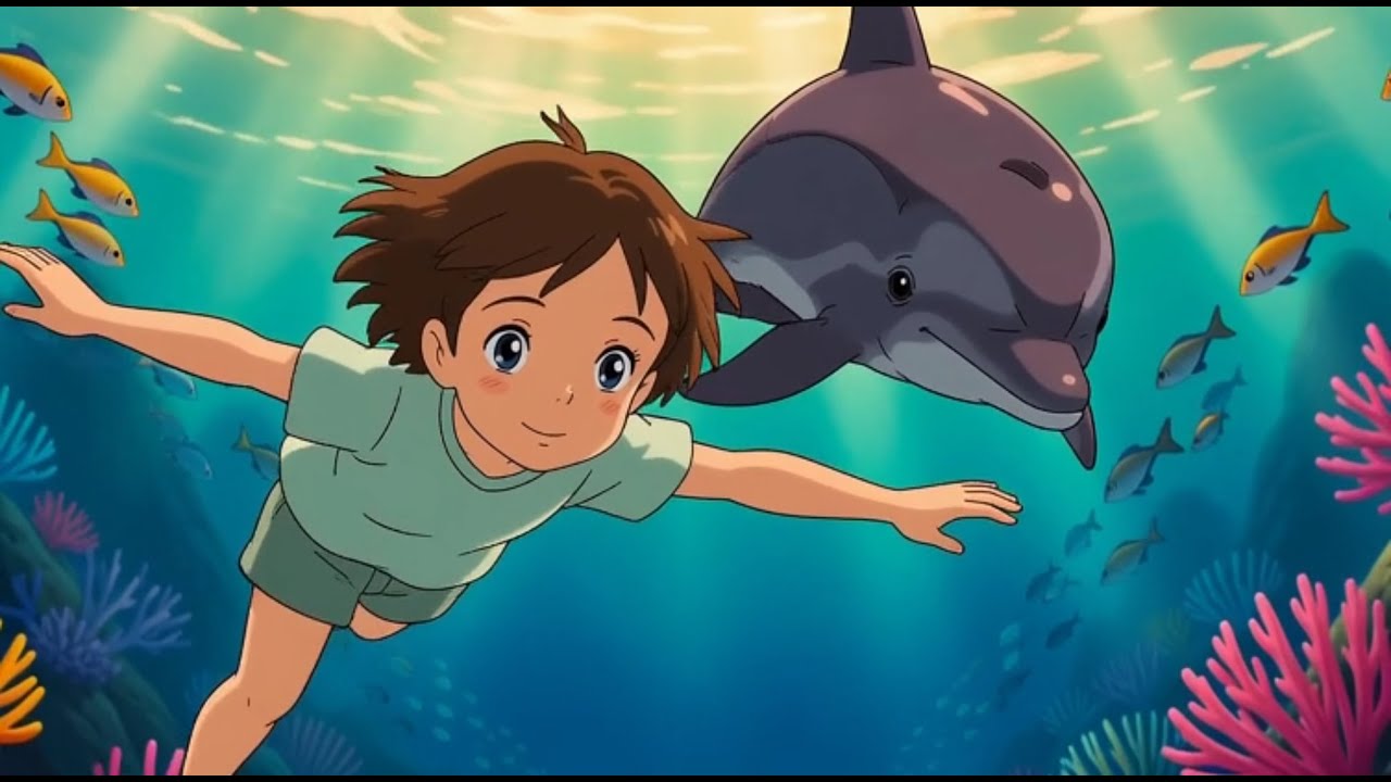 🐬💦🧚The girl and the dolphin | animated film