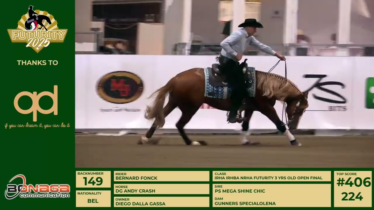 Futurity 2025 - BERNARD FONCK & DG ANDY CRASH score 226,5