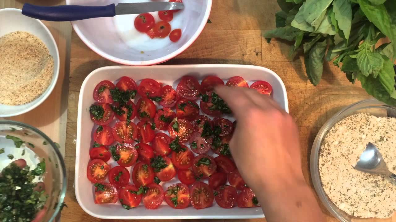 Pomodorini saporiti al forno