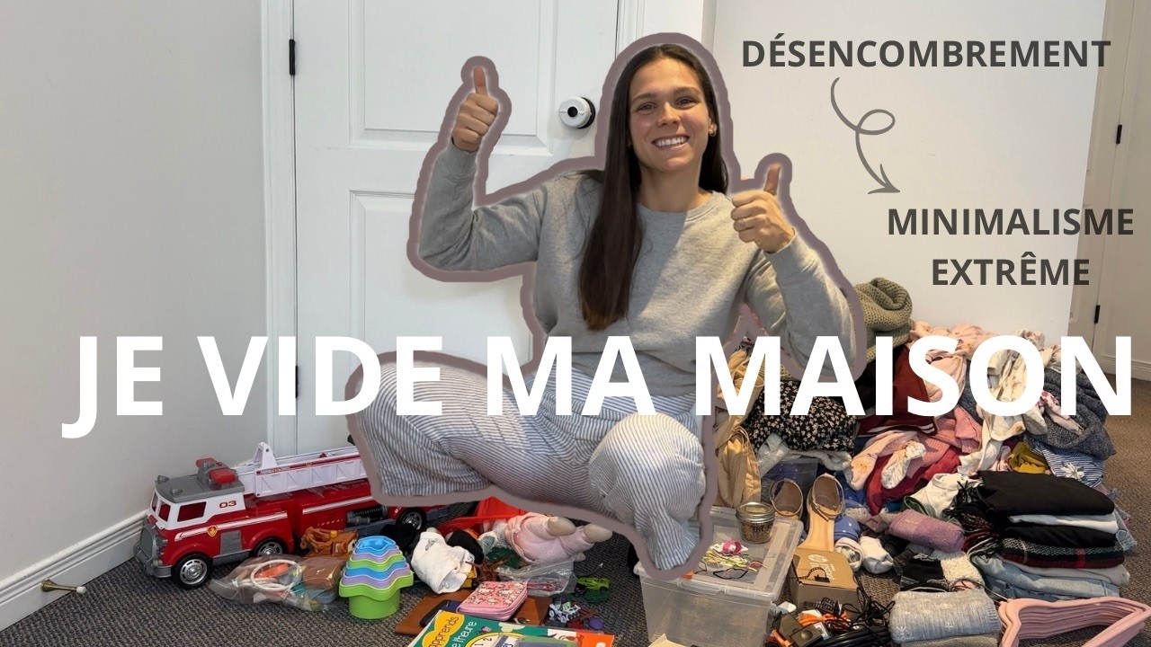 Je désencombre ma maison en 4 jours 🏠💨 | Famille de 5 → minimalisme extrême 🔥