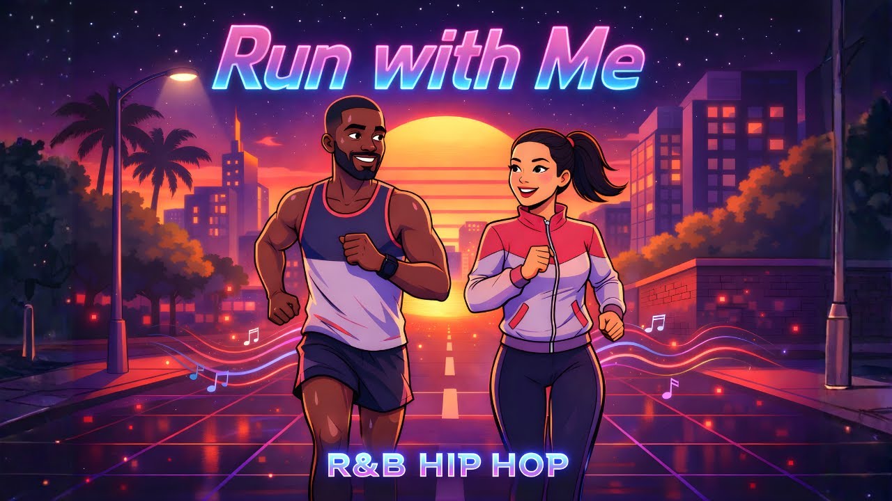 Run with Me | Upbeat R&B & Hip Hop Motivational Running Song