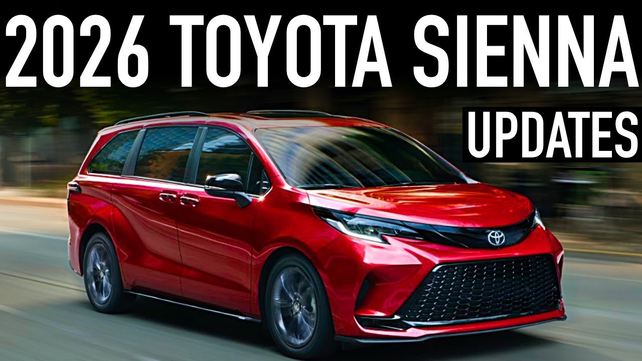 Toyota Sienna 2026 года. Что нового?