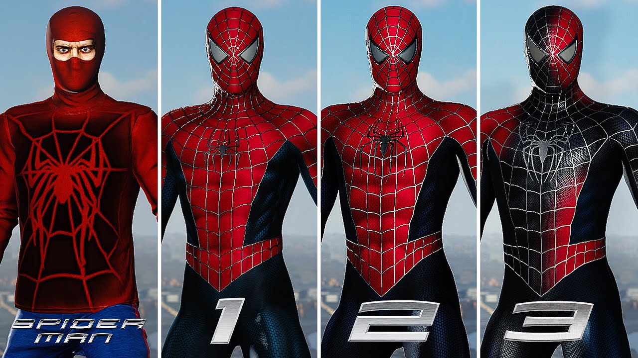 Spider-Man PC - ALL Raimi Trilogy Suits (Mods)