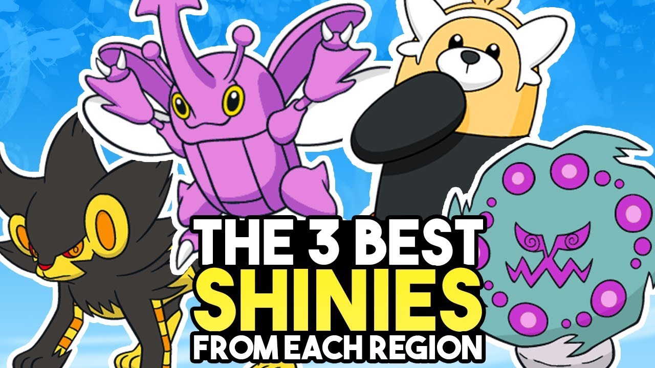 The 3 Best Shiny Pokemon From Each Region