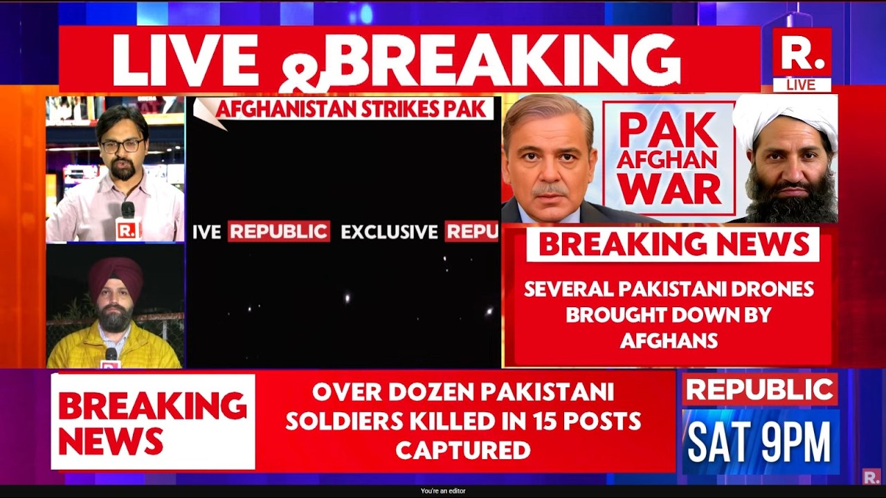 Afghanistan Strikes Pakistan LIVE: Afghani Forces Captures 15 Pakistan Army Post