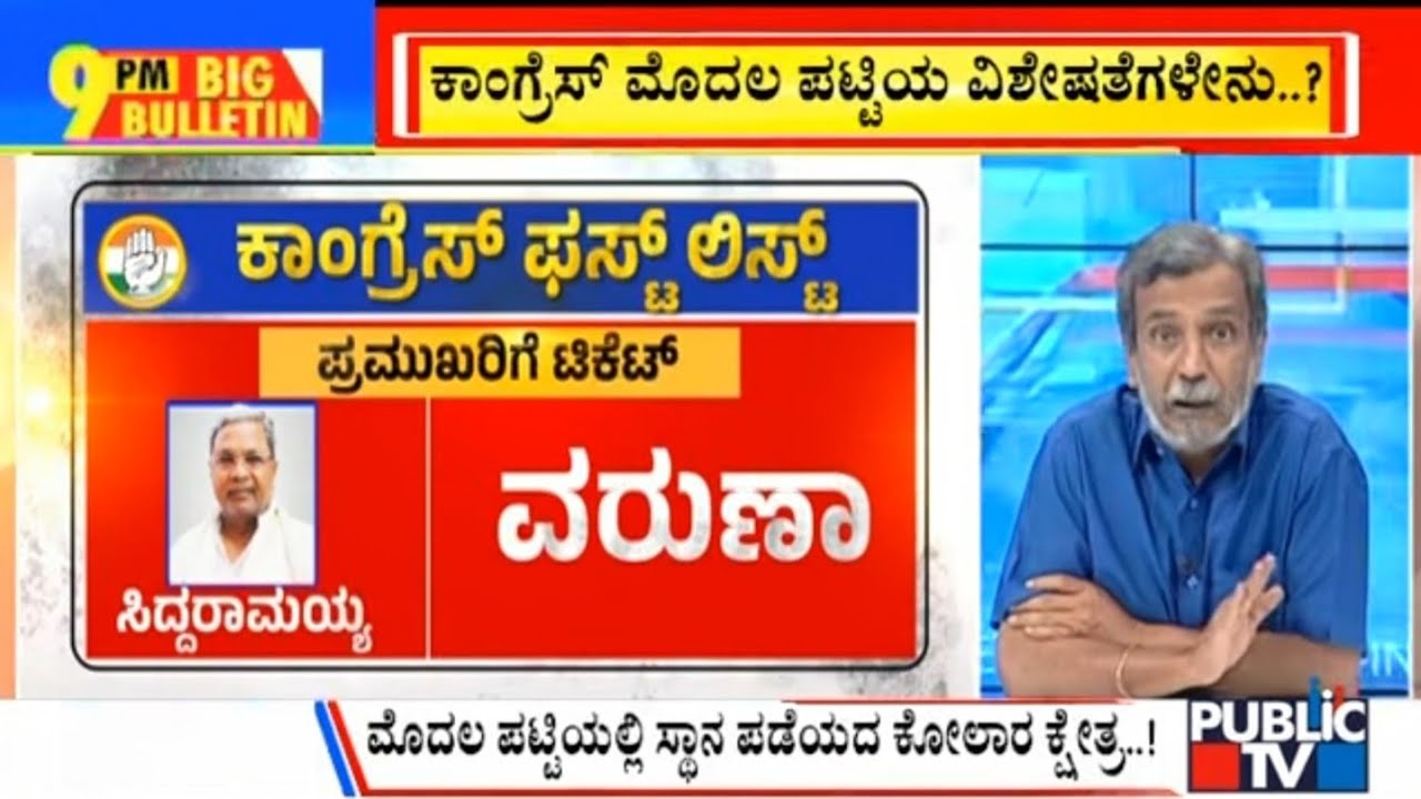 Big Bulletin With HR Ranganath | Congress Announces First List Of Candidates | March 25, 2023