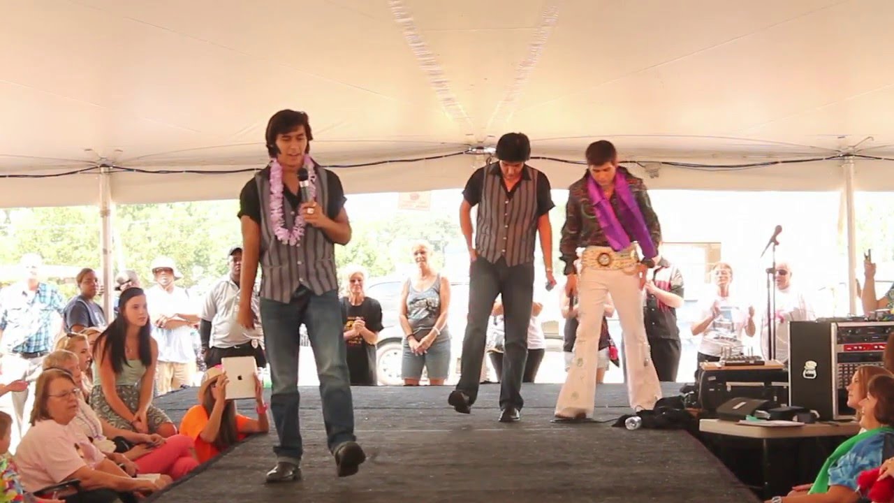 Austin Irby, Taylor Rodriguez & Cote Deonath sing 'Long Tall Sally Medley' Elvis Week 2014