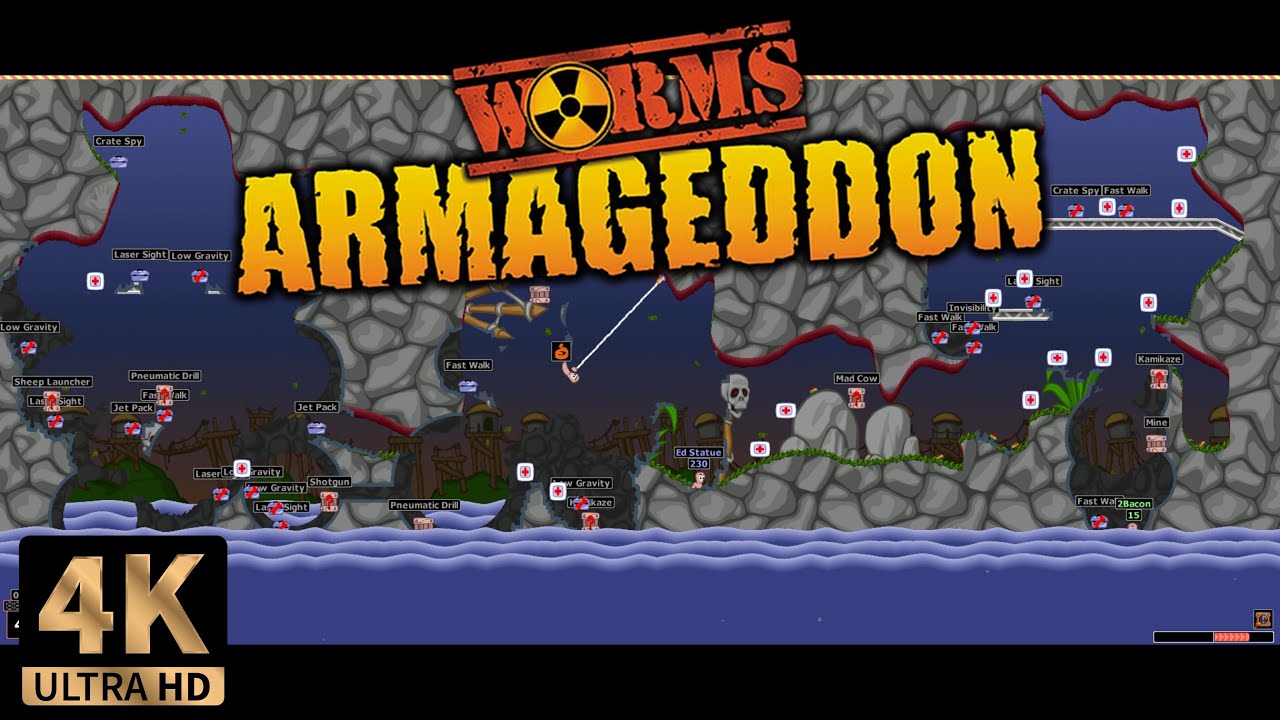 Worms Armageddon Online (WormNET) | Kaos | PC 4K