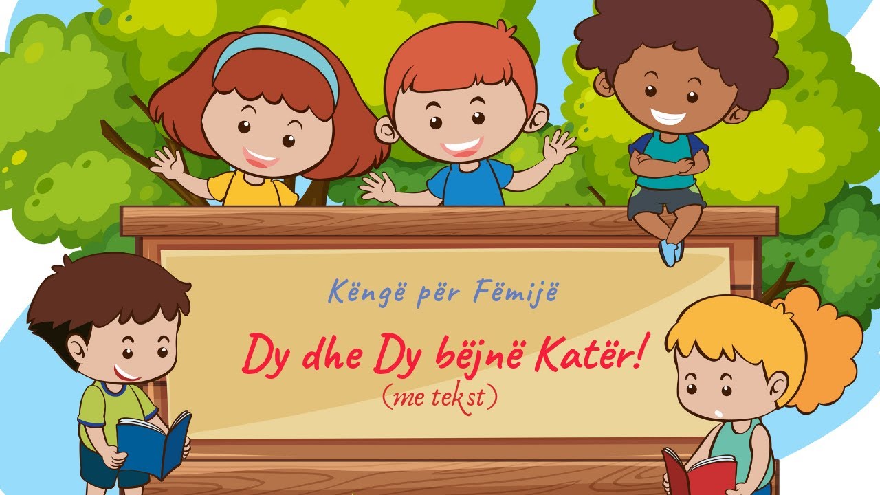 Adea K. Pula - Dy plus dy bejnë tre (Me Tekst) - Këngë Për Fëmijë - Song for Children