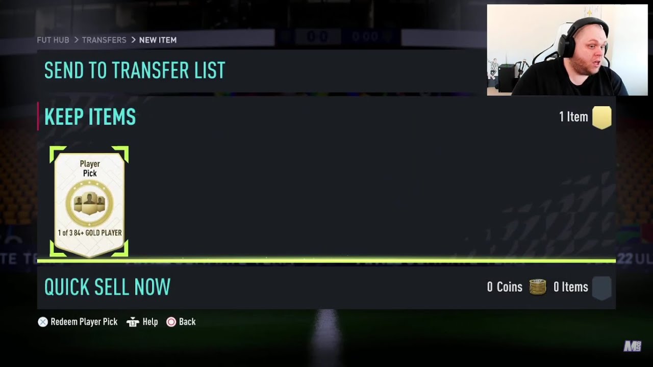 Marshall89 opens 84+ Player Pick